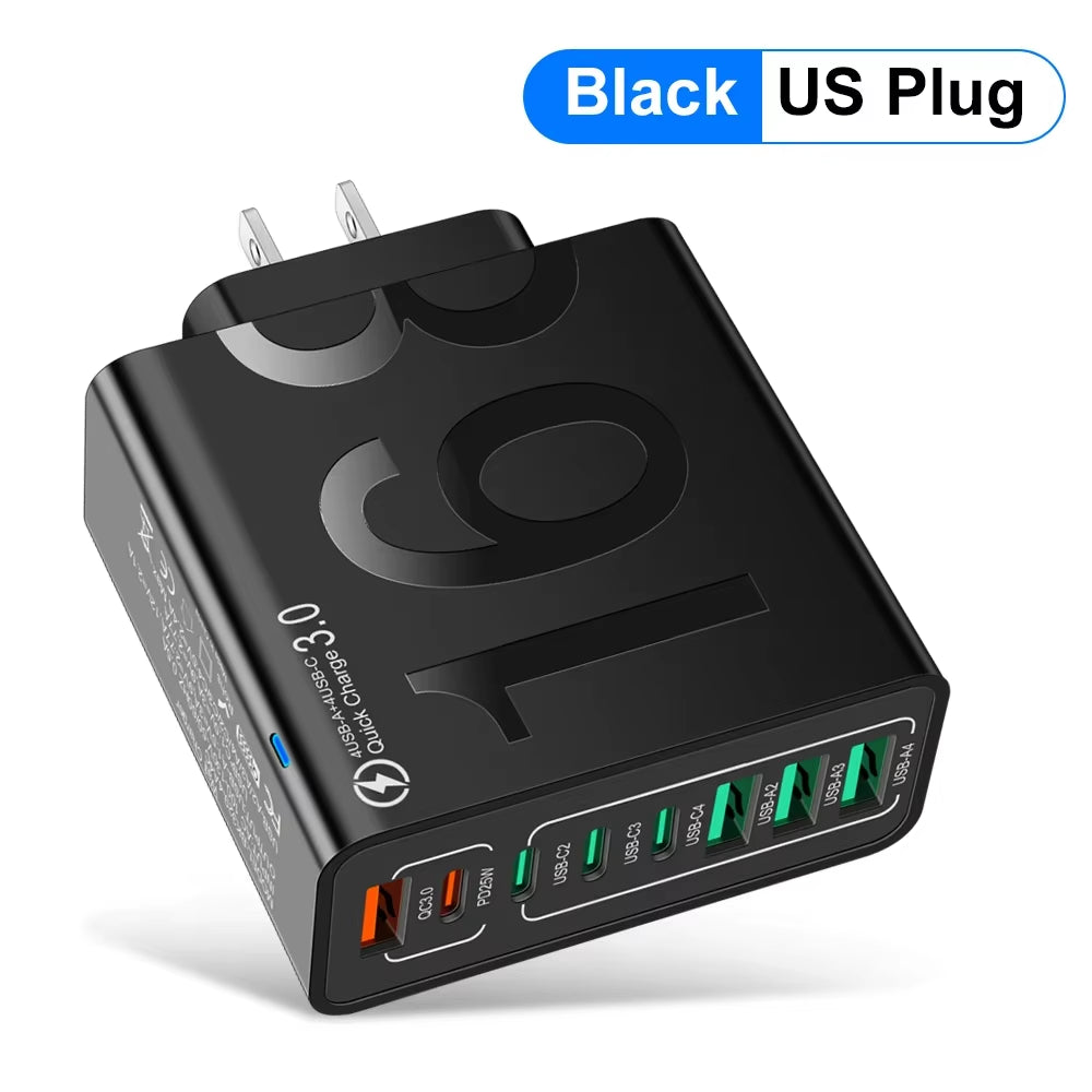 High-Speed Multi-Port USB-C Charger